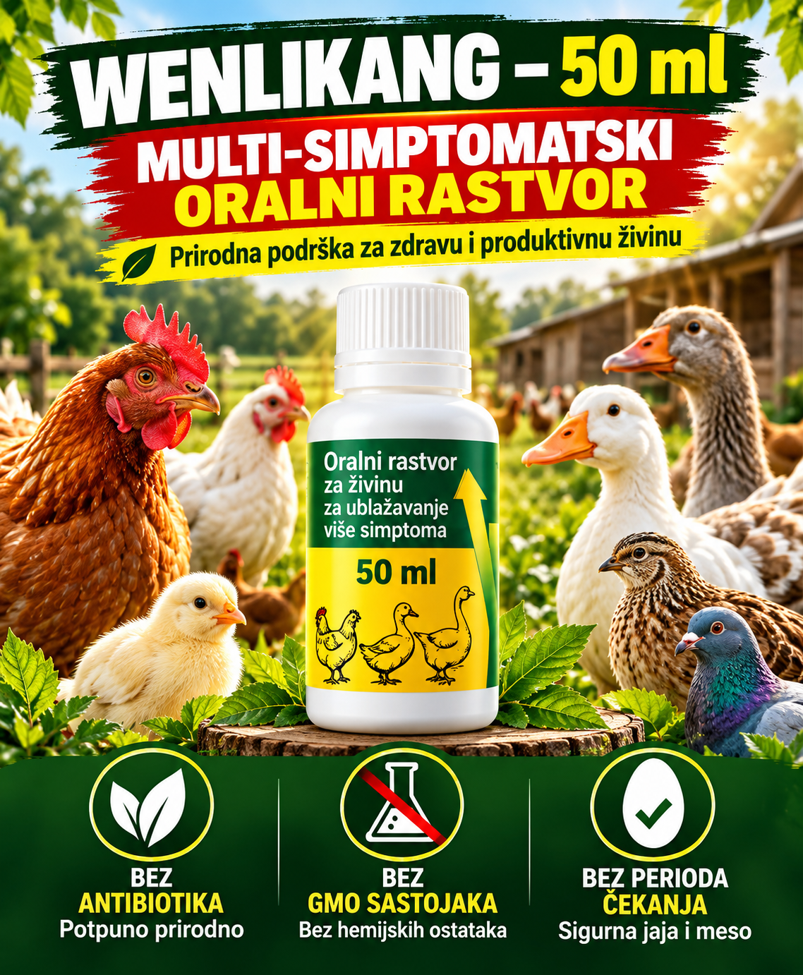 Koke prestale da nose jaja? WenLiKang – oralni rastvor 50 ml