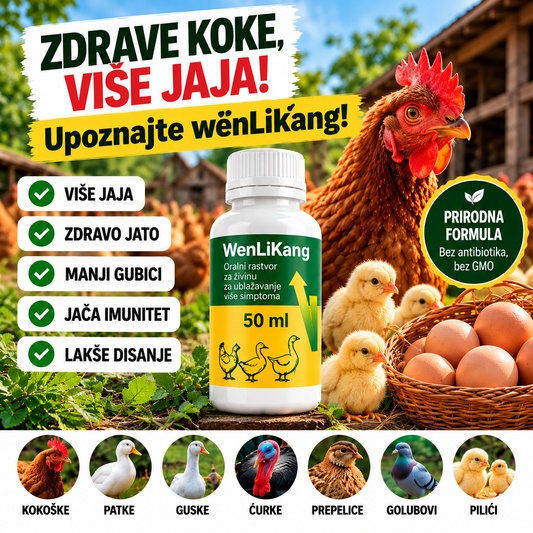 Koke prestale da nose jaja? WenLiKang – oralni rastvor 50 ml