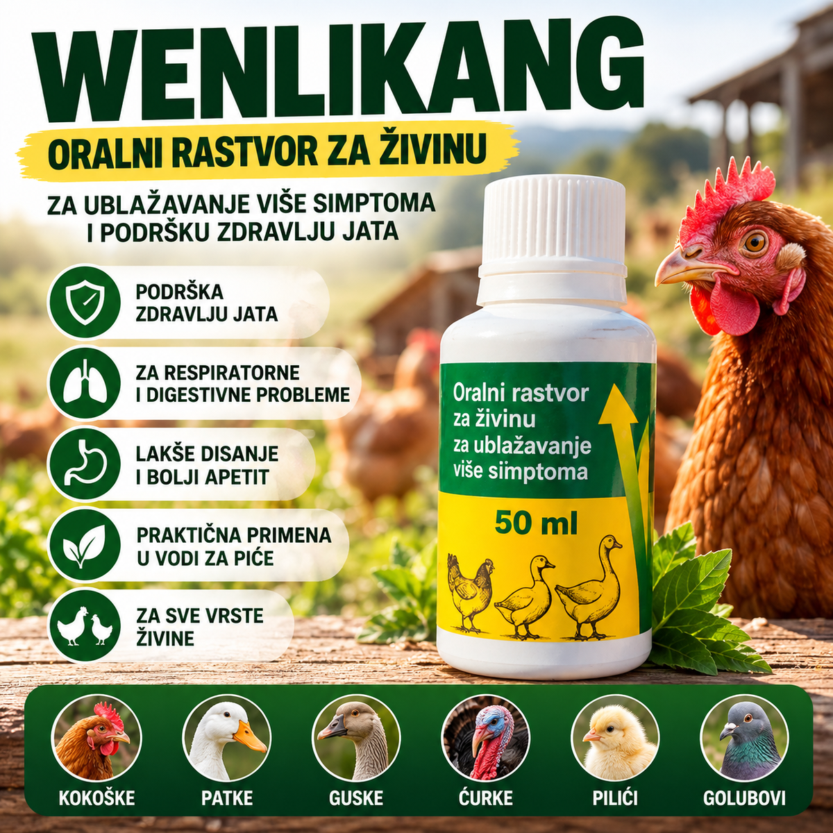 Koke prestale da nose jaja? WenLiKang – oralni rastvor 50 ml