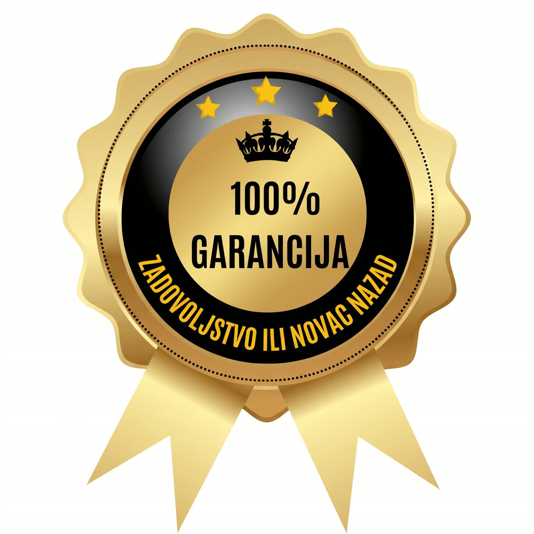 100% garancija – zadovoljstvo ili novac nazad